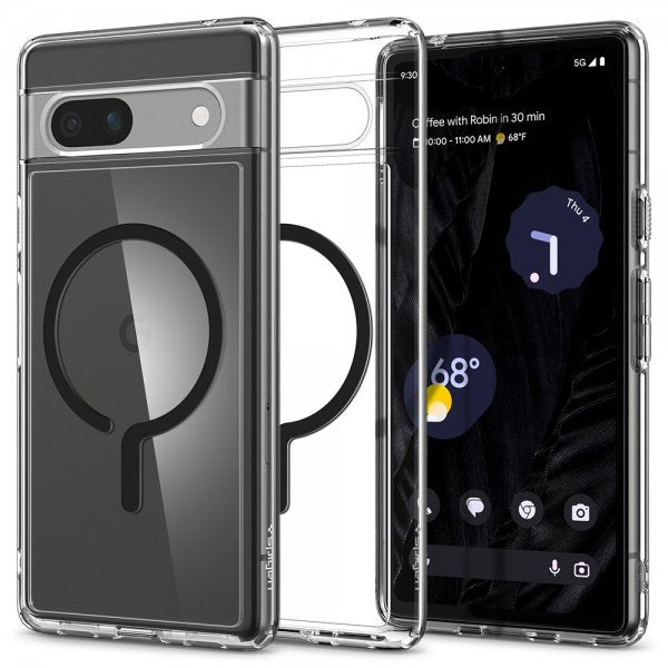 Spigen Google Pixel 7a Skal Ultra Hybrid OneTap Metal Ring MagFit Svart