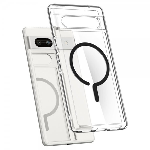 Spigen Google Pixel 7a Skal Ultra Hybrid OneTap Metal Ring MagFit Svart