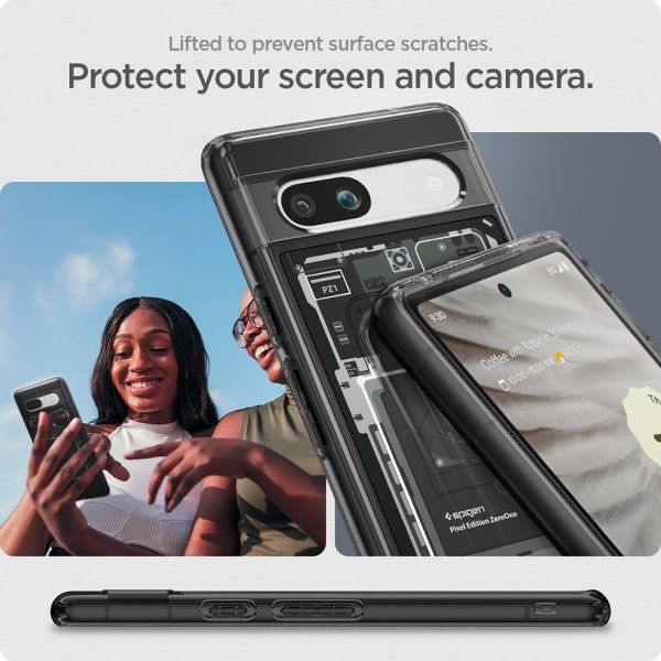 Spigen Google Pixel 7a Skal Ultra Hybrid Zero One Svart