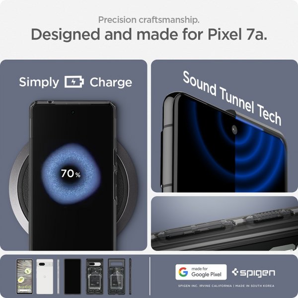 Spigen Google Pixel 7a Skal Ultra Hybrid Zero One Svart