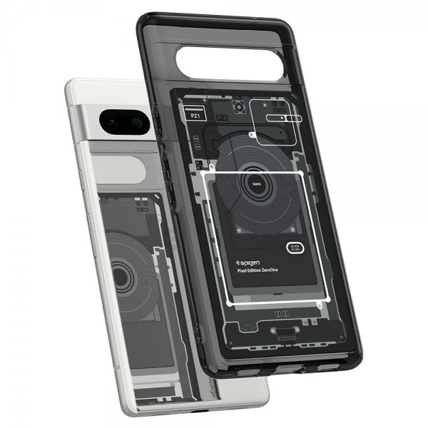Spigen Google Pixel 7a Skal Ultra Hybrid Zero One Svart