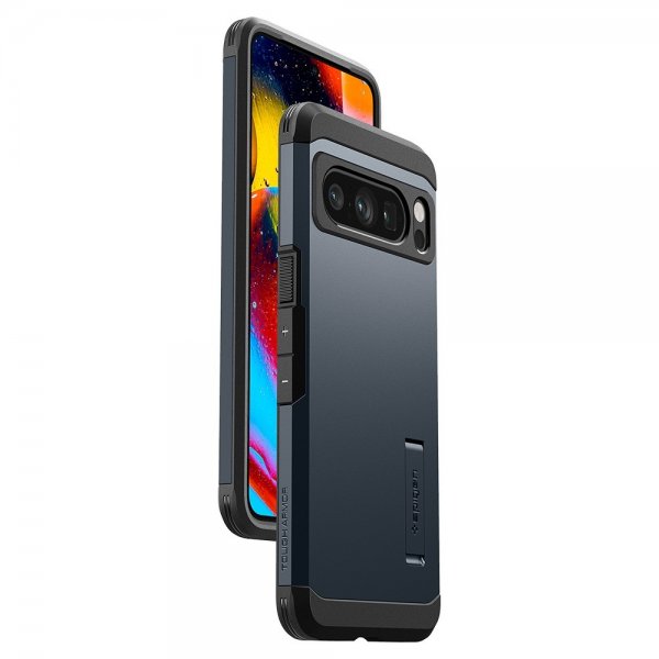 Spigen Google Pixel 8 Pro Skal Tough Armor Metal Slate
