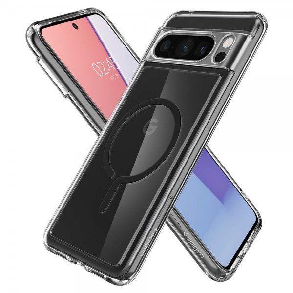 Spigen Google Pixel 8 Pro Skal Ultra Hybrid OneTap Ring MagFit Svart