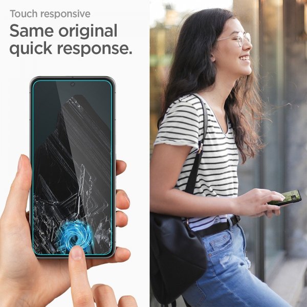 Spigen Google Pixel 8 Pro Skärmskydd GLAS.tR ALIGNmaster 2-pack