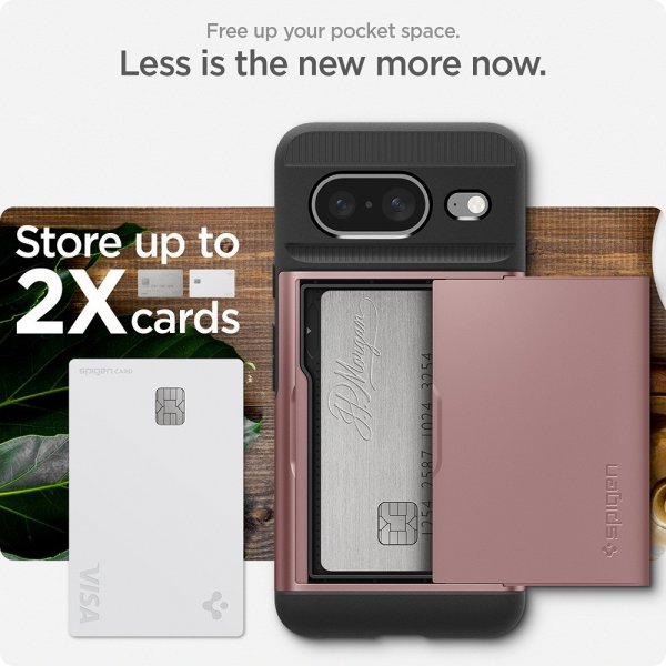 Spigen Google Pixel 8 Skal Slim Armor CS Rose Gold