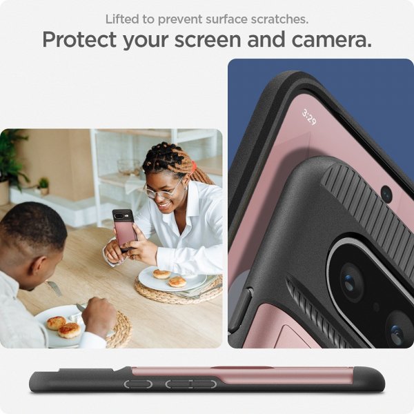 Spigen Google Pixel 8 Skal Slim Armor CS Rose Gold