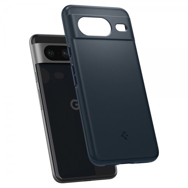 Spigen Google Pixel 8 Skal Thin Fit Metal Slate