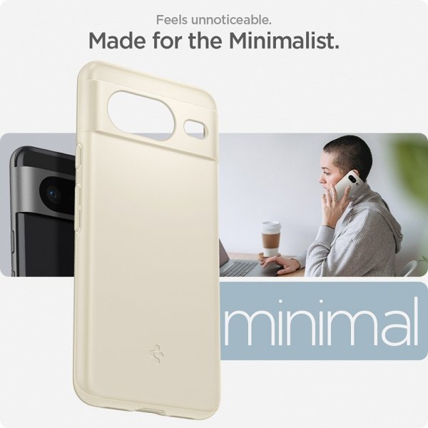 Spigen Google Pixel 8 Skal Thin Fit Mute Beige