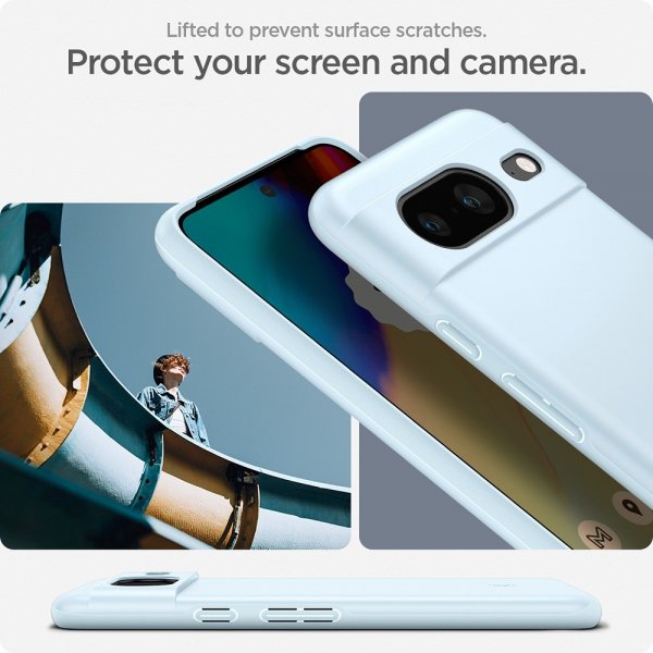 Spigen Google Pixel 8 Skal Thin Fit Mute Blue