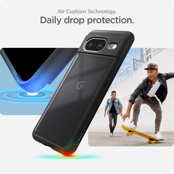 Spigen Google Pixel 8 Skal Ultra Hybrid Matte Black