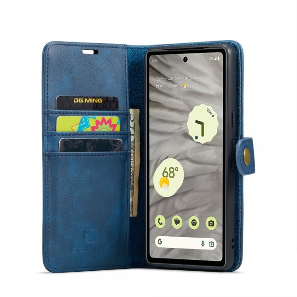 Dg.Ming Google Pixel 8a Fodral med Löstagbart Skal Blå