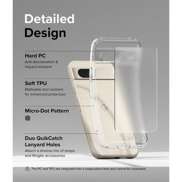 Ringke Google Pixel 8a Skal Fusion Matte Clear
