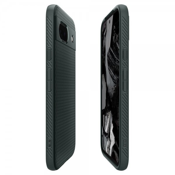 Spigen Google Pixel 8a Skal Liquid Air Abyss Green