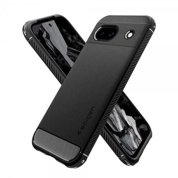 Spigen Google Pixel 8a Skal Rugged Armor Matte Black