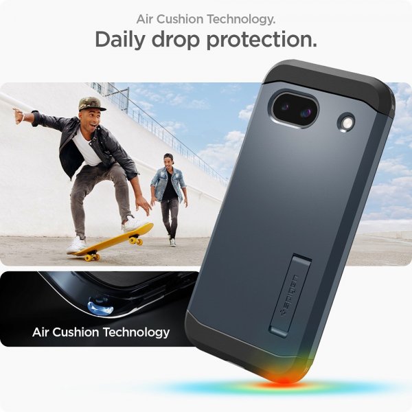 Spigen Google Pixel 8a Skal Tough Armor Metal Slate