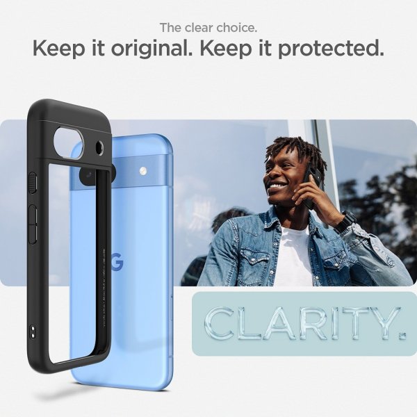 Spigen Google Pixel 8a Skal Ultra Hybrid Matte Black