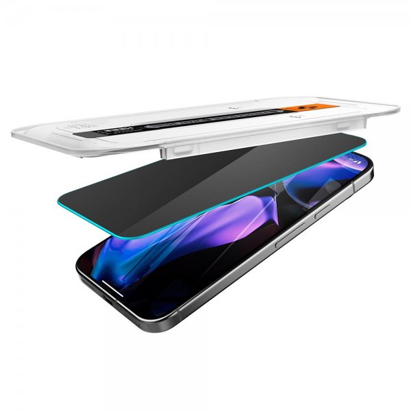 Spigen Google Pixel 9/9 Pro/Pixel 10/10 Pro Skärmskydd GLAS.tR EZ Fit Privacy 2-pack