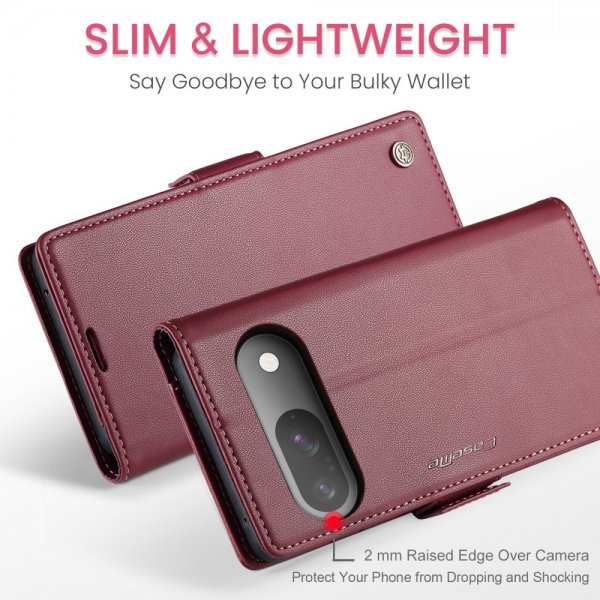 CaseMe Google Pixel 9/Pixel 9 Pro Fodral 023 Series Röd