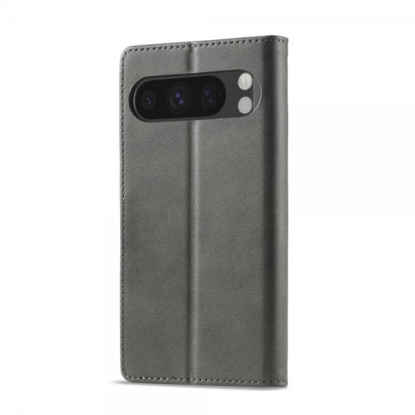 Lc.Imeeke Google Pixel 9/Pixel 9 Pro/Pixel 10/Pixel 10 Pro Fodral med Kortfack Grå