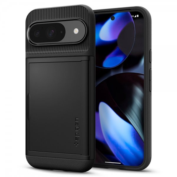 Spigen Google Pixel 9/Pixel 9 Pro Skal Slim Armor CS Svart