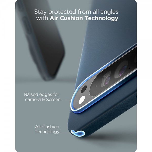 Spigen Google Pixel 9/Pixel 9 Pro Skal Thin Fit Metal Slate