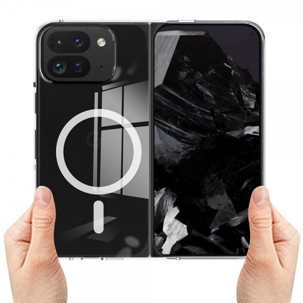Google Pixel 9 Pro Fold Skal MagSafe Transparent