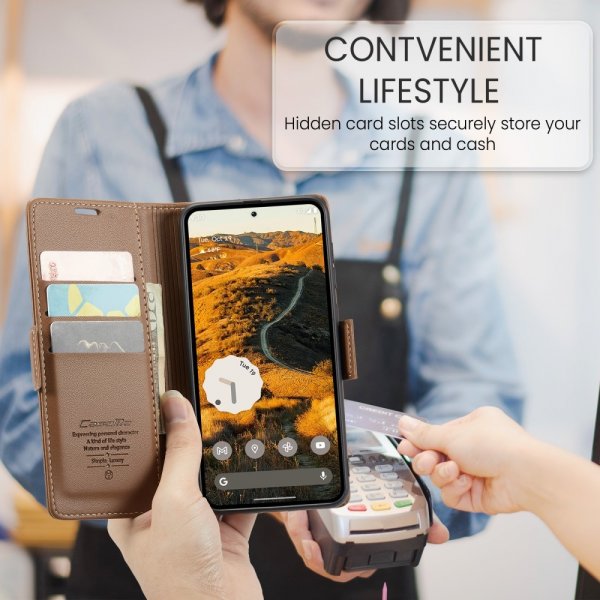 CaseMe Google Pixel 9 Pro XL Fodral 023 Series Brun
