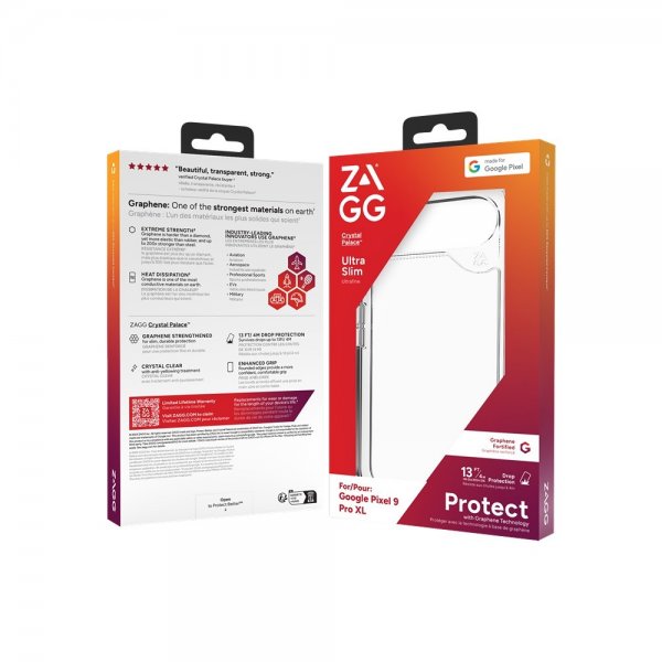 ZAGG Google Pixel 9 Pro XL Skal Crystal Palace Transparent