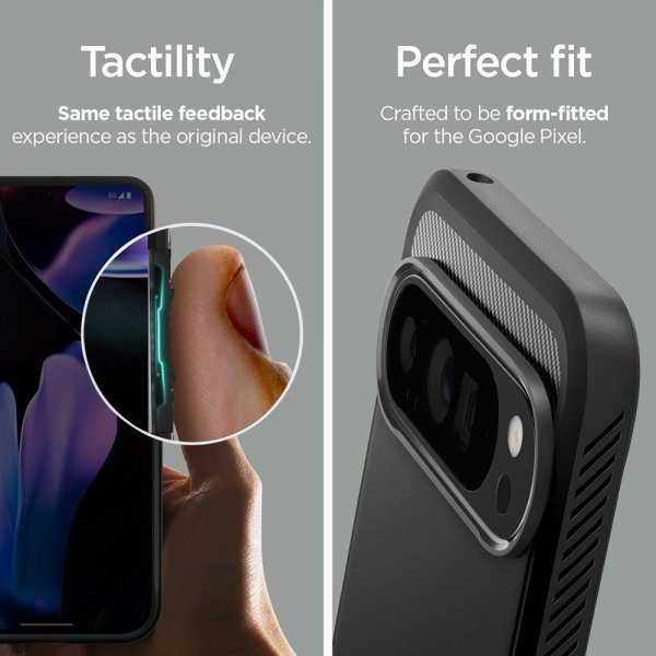 Spigen Google Pixel 9 Pro XL Skal Rugged Armor Matte Black