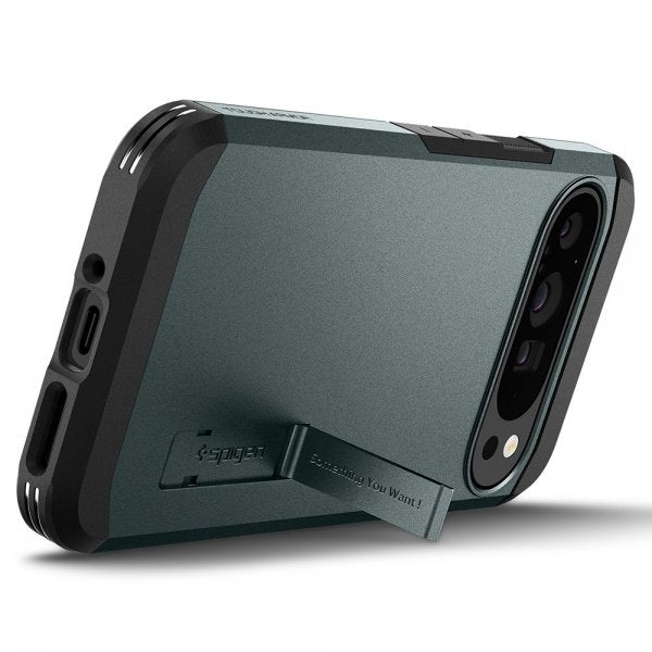Spigen Google Pixel 9 Pro XL Skal Tough Armor Abyss Green