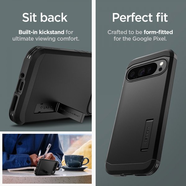 Spigen Google Pixel 9 Pro XL Skal Tough Armor Svart