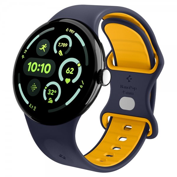 Spigen Google Pixel Watch 3/4 45mm Armband Nano Pop Blueberry Navy