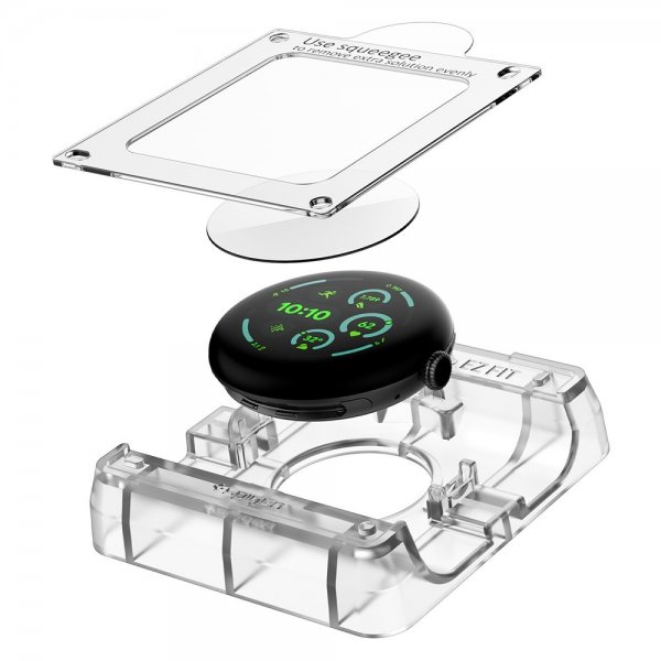 Spigen Google Pixel Watch 3/4 45mm Skärmskydd EliteShield EZ Fit 2-pack