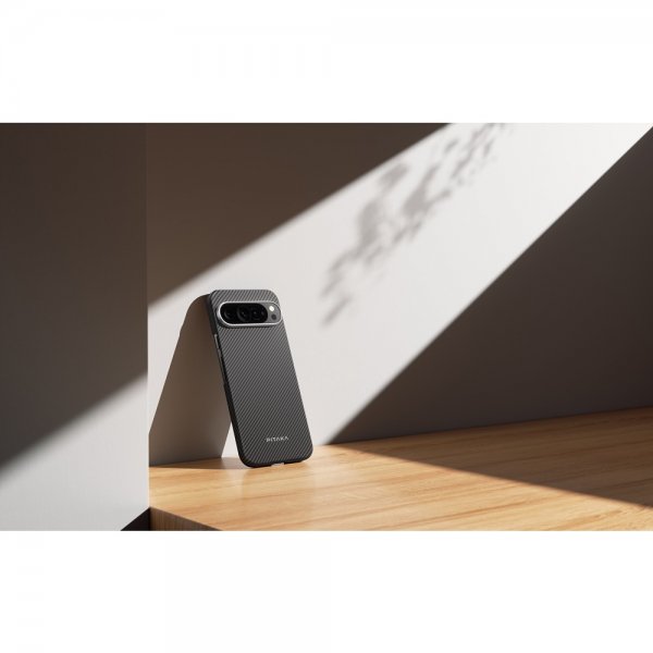 Pitaka Google Pixel 9 Pro XL Skal Ultra-Slim Case MagSafe Black/Grey Twill