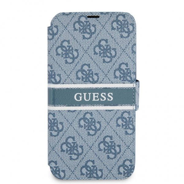 Guess iPhone 13 Fodral Printed Stripe Blå