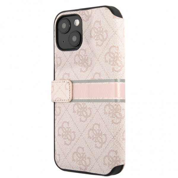 Guess iPhone 13 Fodral Printed Stripe Rosa