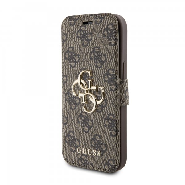Guess iPhone 15 Fodral 4G Logo Brun
