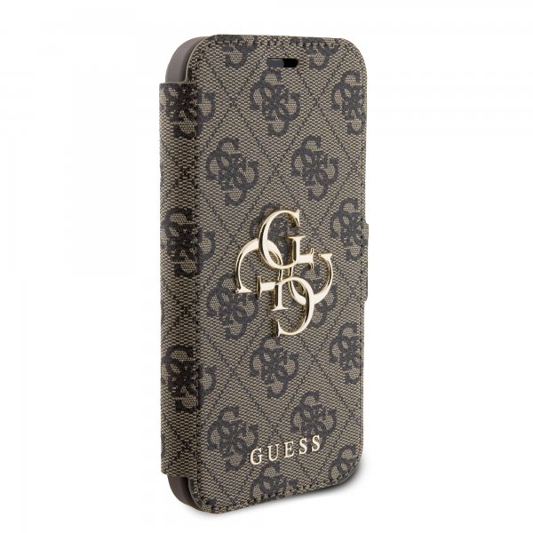 Guess iPhone 15 Fodral 4G Logo Brun
