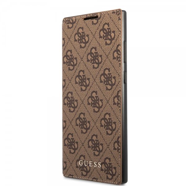 Guess Samsung Galaxy S22 Ultra Fodral 4G Logo Brun