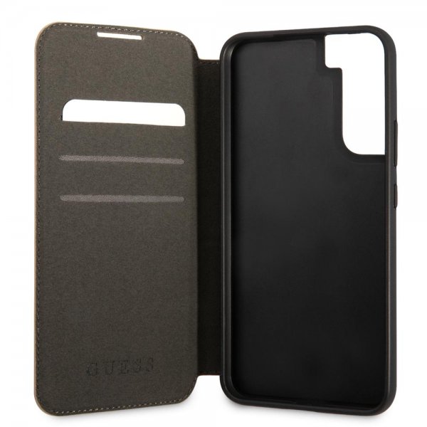 Guess Samsung Galaxy S22 Plus Fodral 4G Logo Brun
