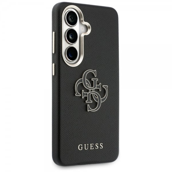 Guess Samsung Galaxy S26 Skal 4G Logo Grained Svart