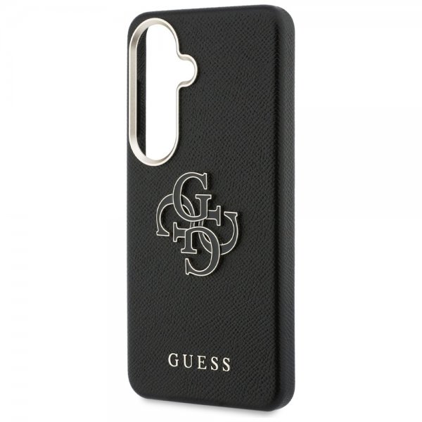 Guess Samsung Galaxy S26 Skal 4G Logo Grained Svart