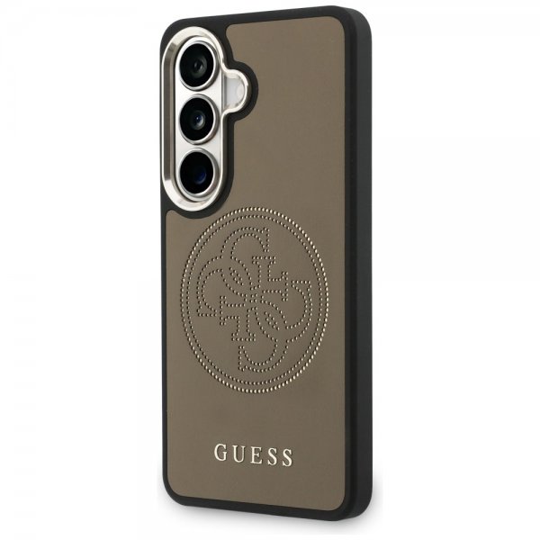Guess Samsung Galaxy S26 Skal Perforated Logo MagSafe Brun