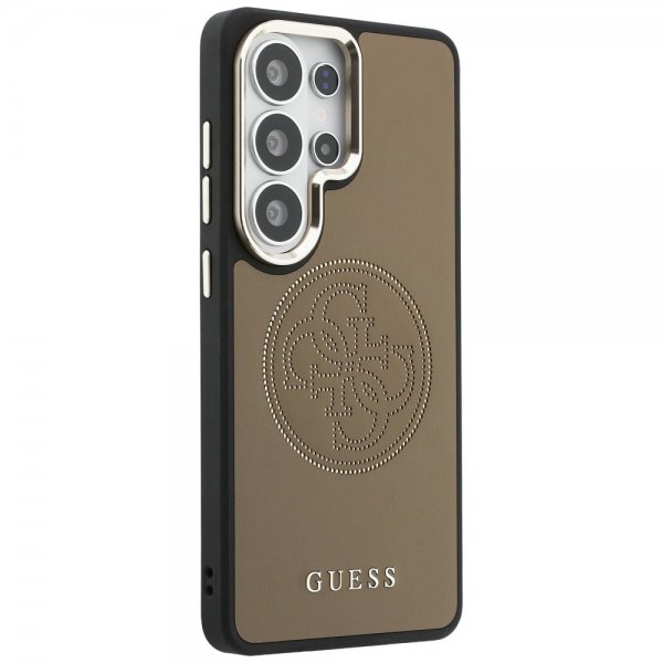 Guess Samsung Galaxy S26 Ultra Skal Perforated Logo MagSafe Brun