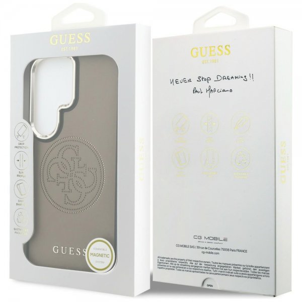 Guess Samsung Galaxy S26 Ultra Skal Perforated Logo MagSafe Brun