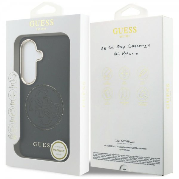 Guess Samsung Galaxy S26 Skal Perforated Logo MagSafe Svart