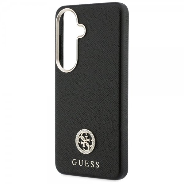 Guess Samsung Galaxy S26 Plus Skal Rhinestone Logo MagSafe Svart