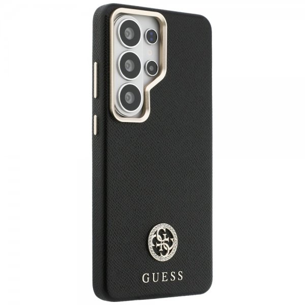 Guess Samsung Galaxy S26 Ultra Skal Rhinestone Logo MagSafe Svart