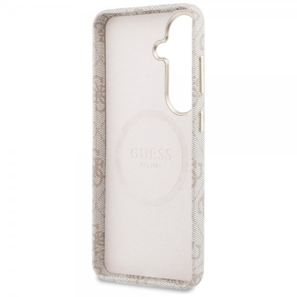 Guess Samsung Galaxy S26 Skal 4G Triangle MagSafe Rosa