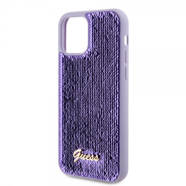 Guess iPhone 12/iPhone 12 Pro Skal Sequin Lila